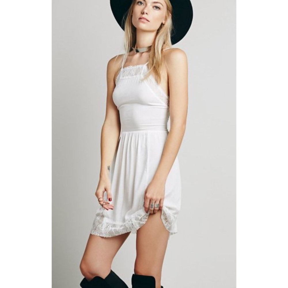 Free People Dobby Dot Dress